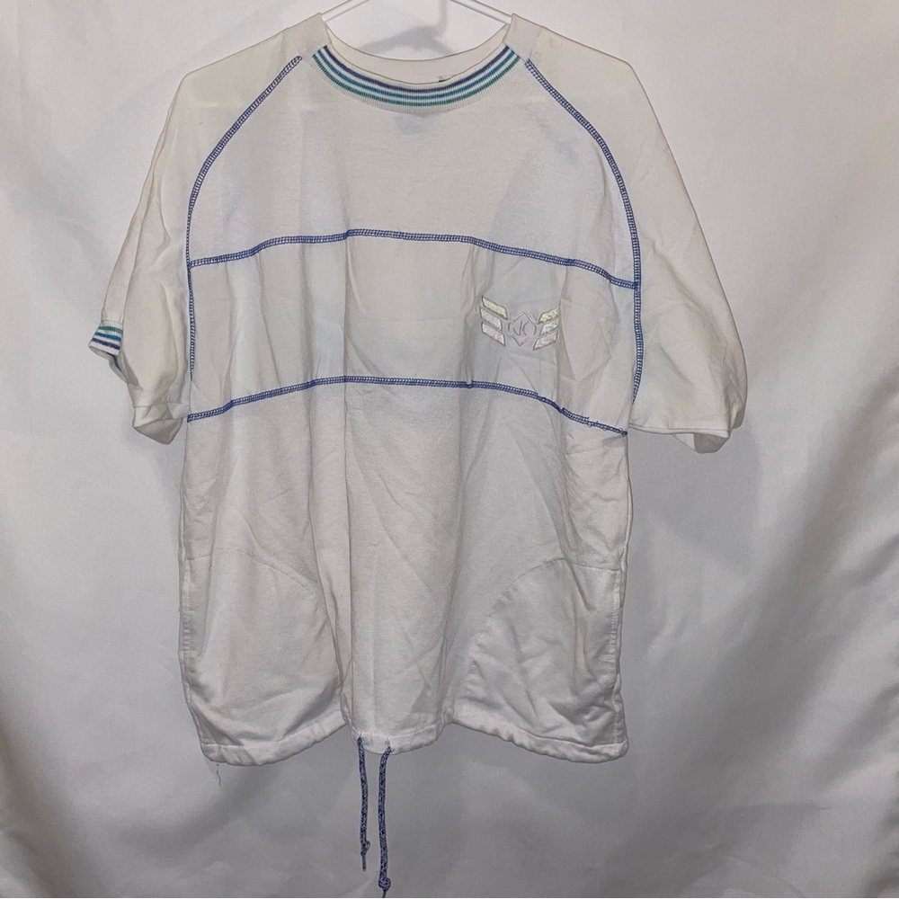 Vintage Shirt with Drawstring Waist
